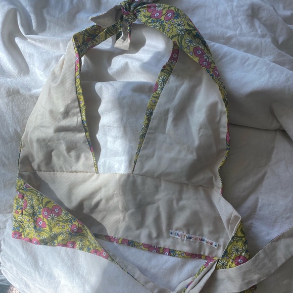 Floral Halter Top - Picture 3 of 3